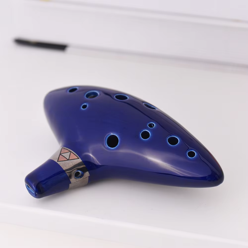 Song With Musical Instrument - Ocarina 12 Lubang Keramik Alto C,