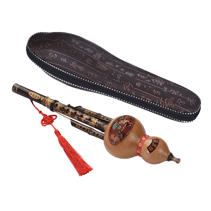 Bagpipe Practice Chanter - Hulusi bambu hitam buatan tangan Tiongkok,