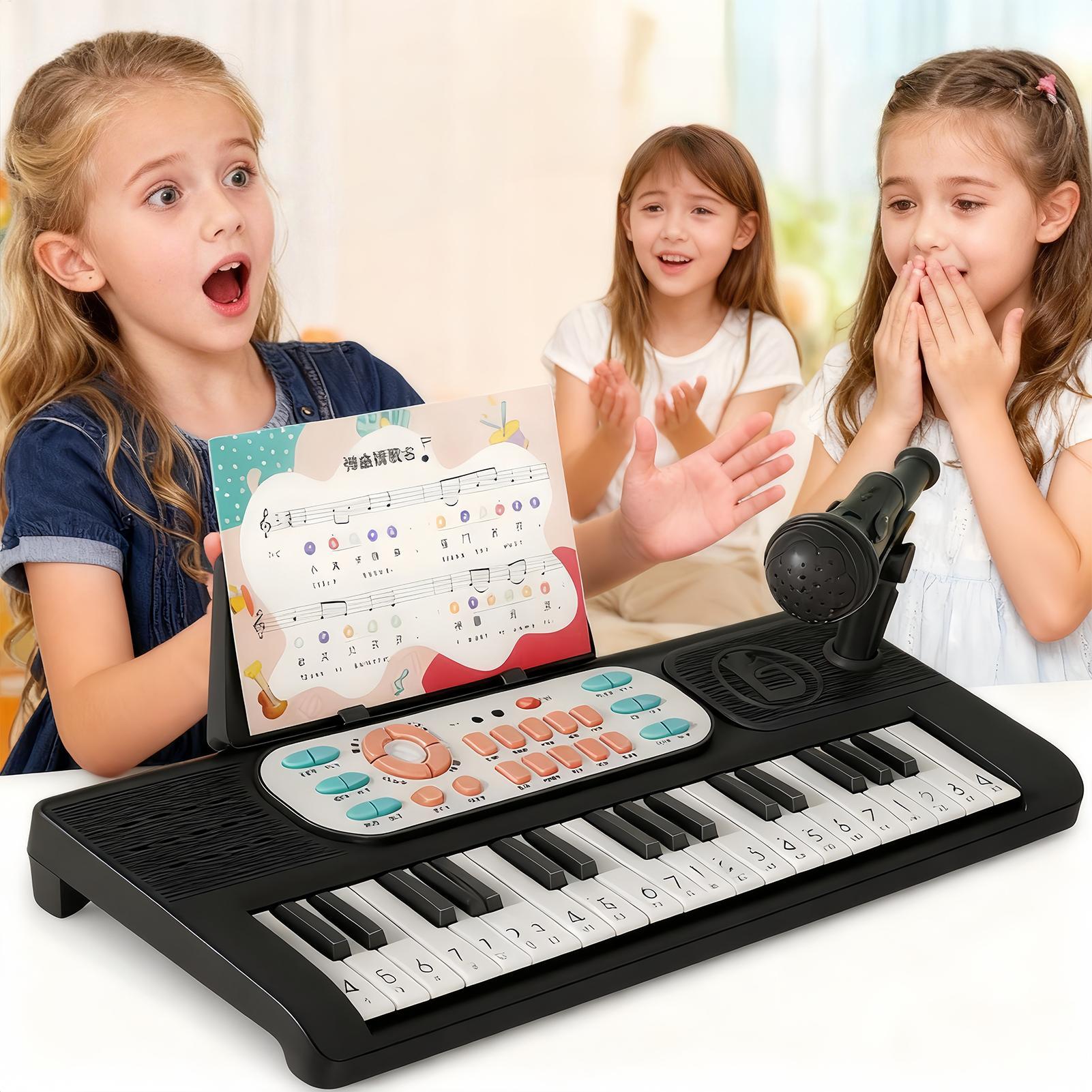 Song With Musical Instrument - Piano Elektrik Anak-anak 37 Keyboard Bayi