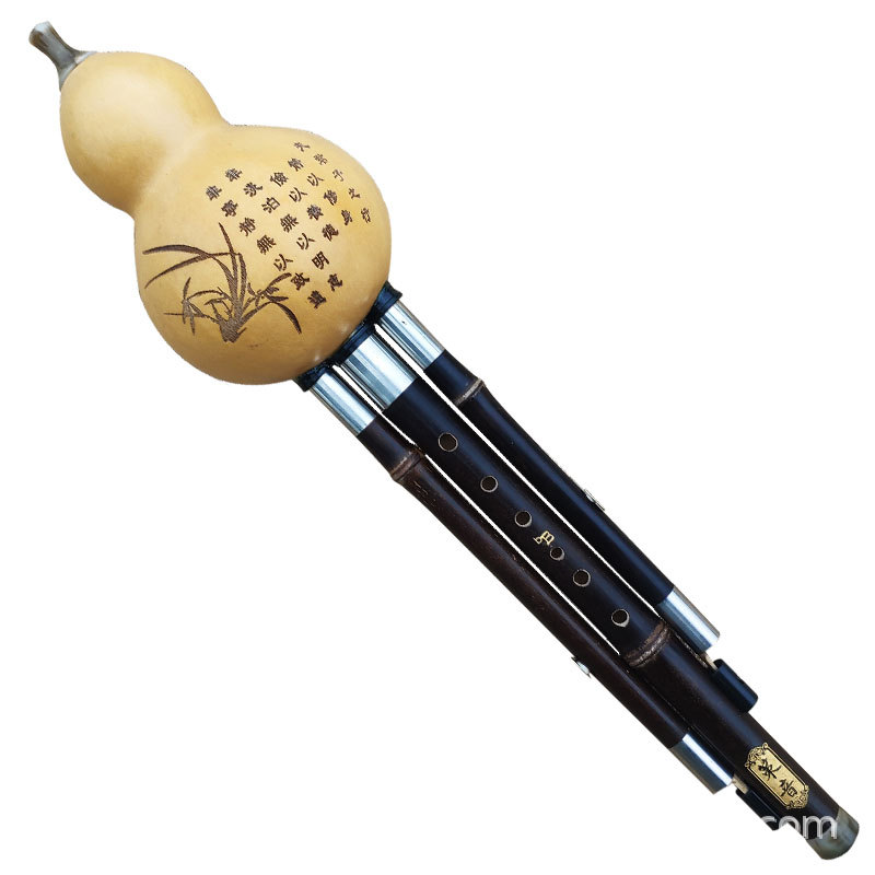 Bagpipe Practice Chanter - Seruling Bambu Hitam Hulusi Dua Nada