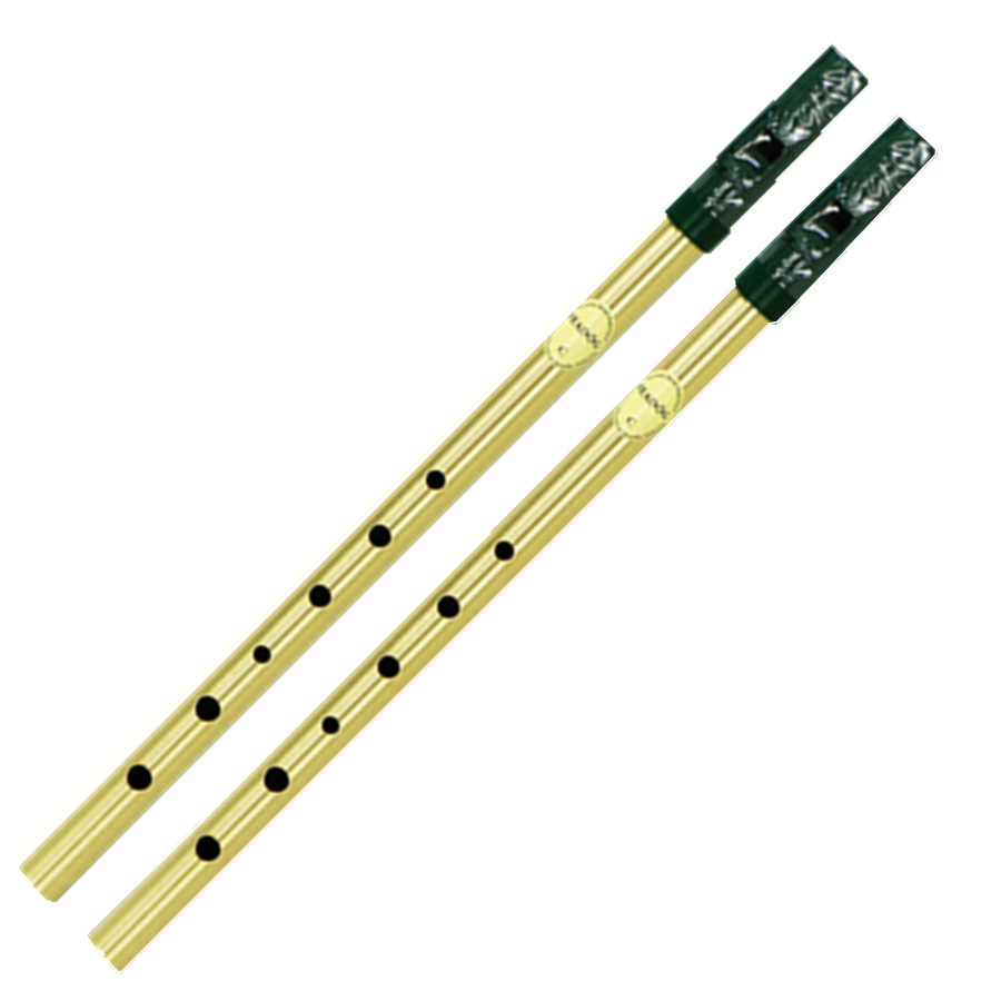 Tin Whistle Flute - Kuningan Irlandia Peluit Flute Feadog D