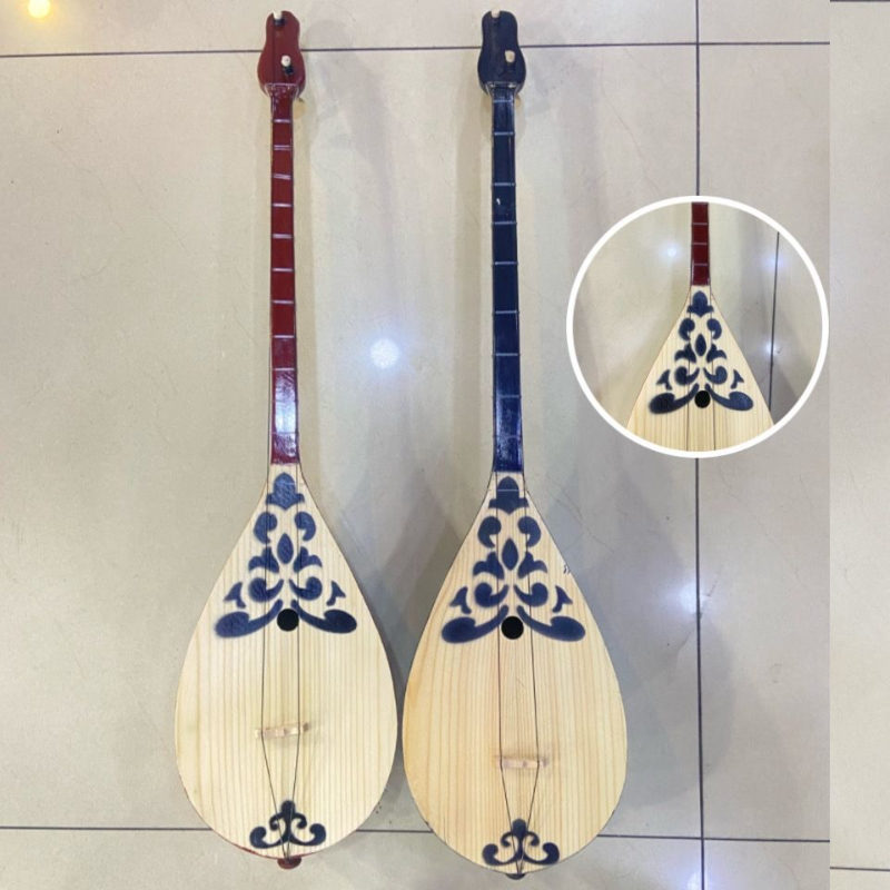 Musical Instrument Maraca - Dombra 80CM 2 Senar Alat Musik