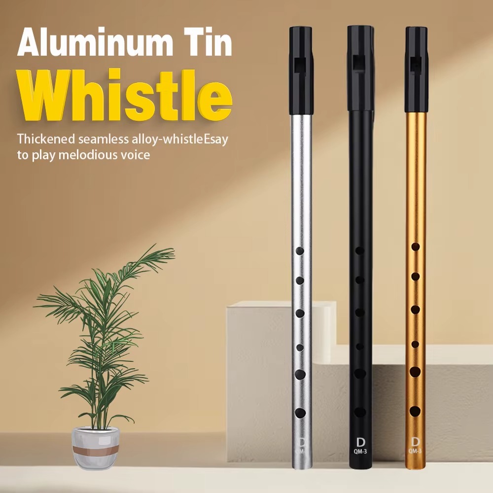 Tin Whistle Flute - Seruling Tiup Irlandia 6 Lubang Kunci