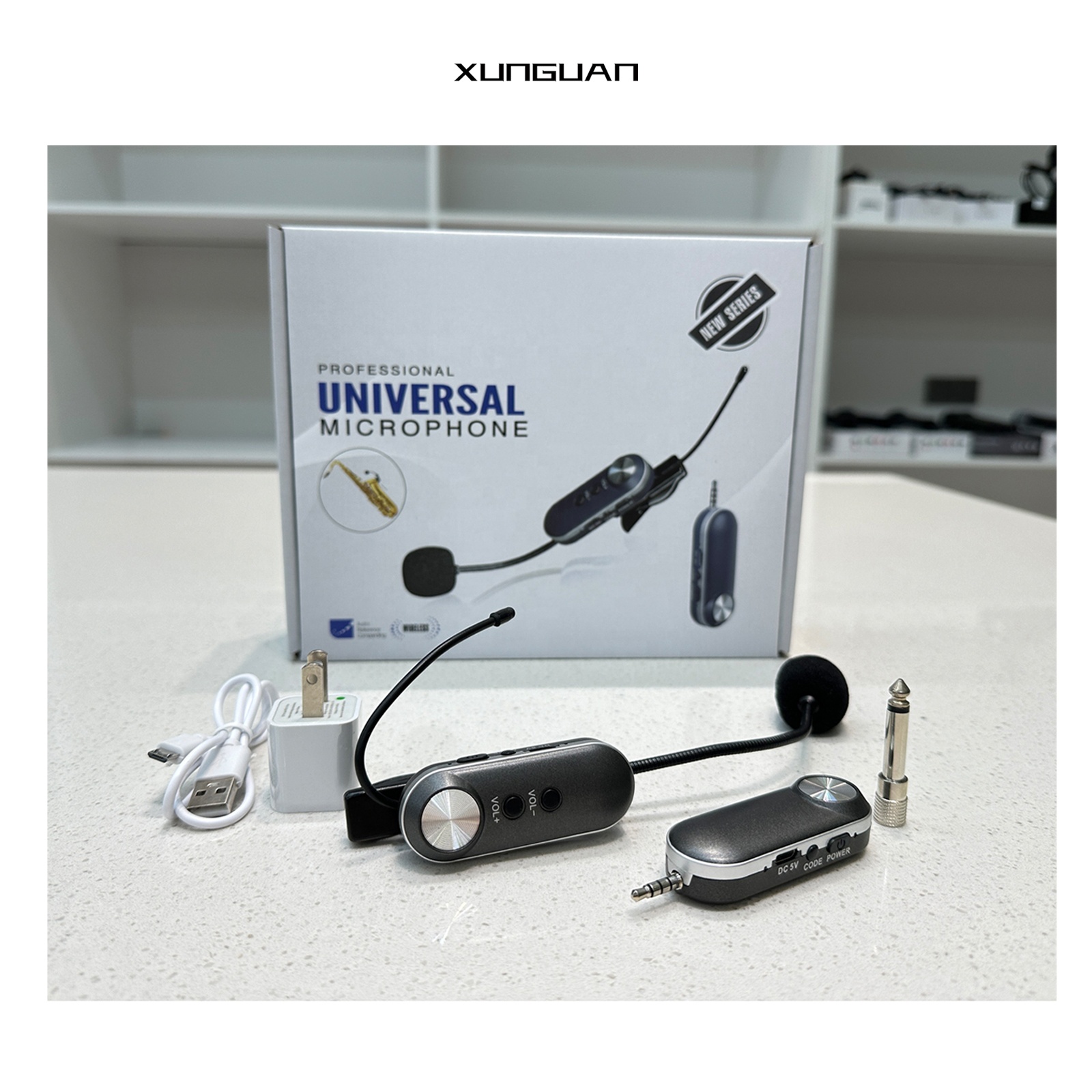 Mikrofon Nirkabel untuk Saksof - Musical Instrument In Orchestra ulasan dan harga
