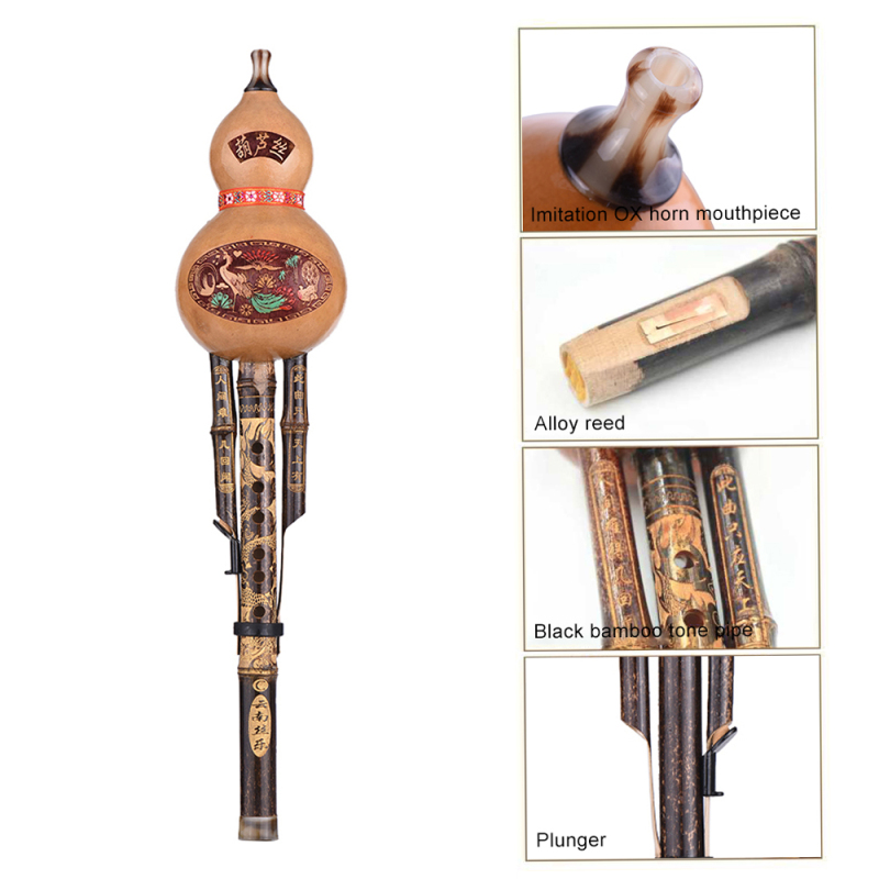 Hulusi bambu hitam buatan tang - Bagpipe Practice Chanter ulasan dan harga
