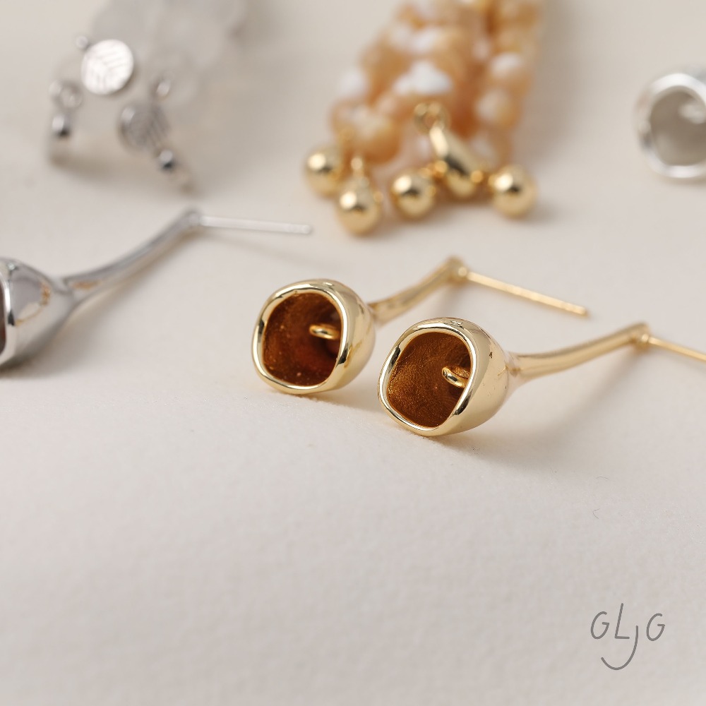 2PCS Anting Stud Bunga Tanduk  - Musical Instrument Trumpet ulasan dan harga