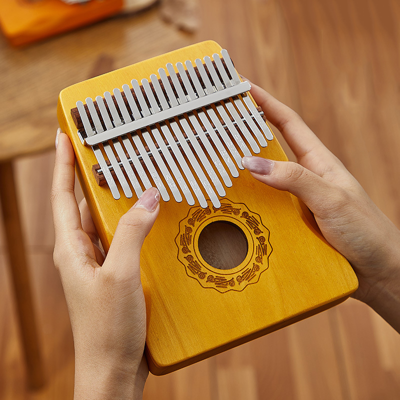 Hluru Kalimba 17 Kunci, Piano  - Musical Instrument Keyboard ulasan dan harga
