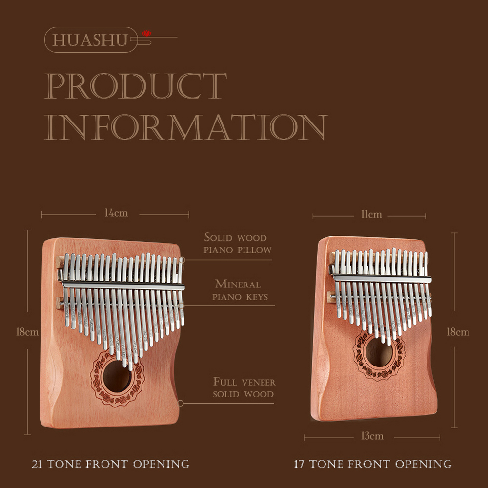 Hluru Kalimba 17 Kunci, Piano  - Musical Instrument Keyboard ulasan dan harga