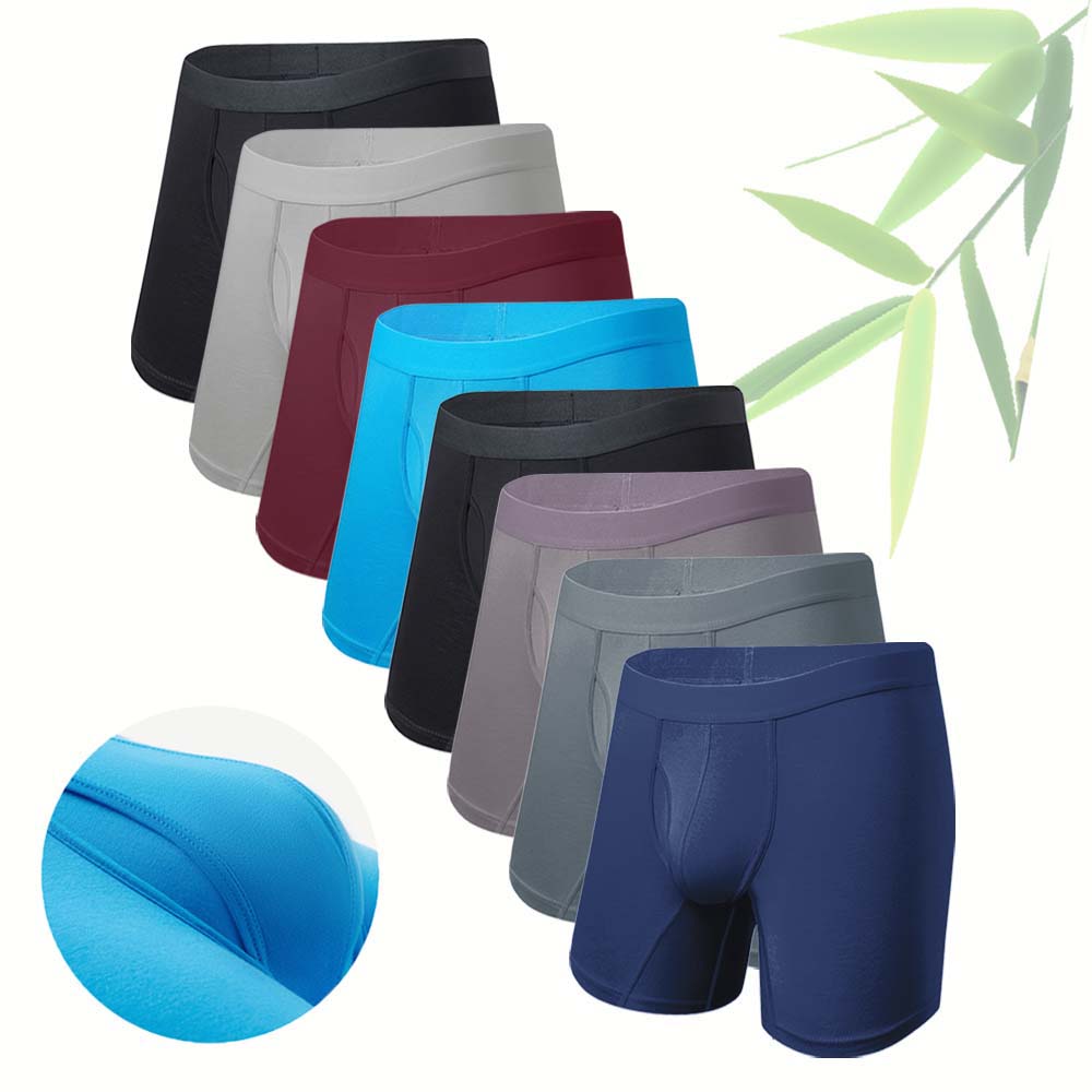 8Pcs Celana Boxer Pria Serat B - Didgeridoo Bamboo ulasan dan harga
