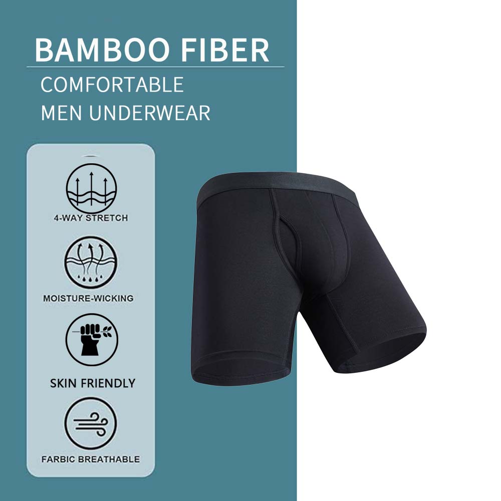 8Pcs Celana Boxer Pria Serat B - Didgeridoo Bamboo ulasan dan harga