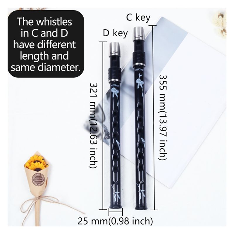 ABLB-6 Holes Irish Tin Penny W - Tin Whistle Flute ulasan dan harga