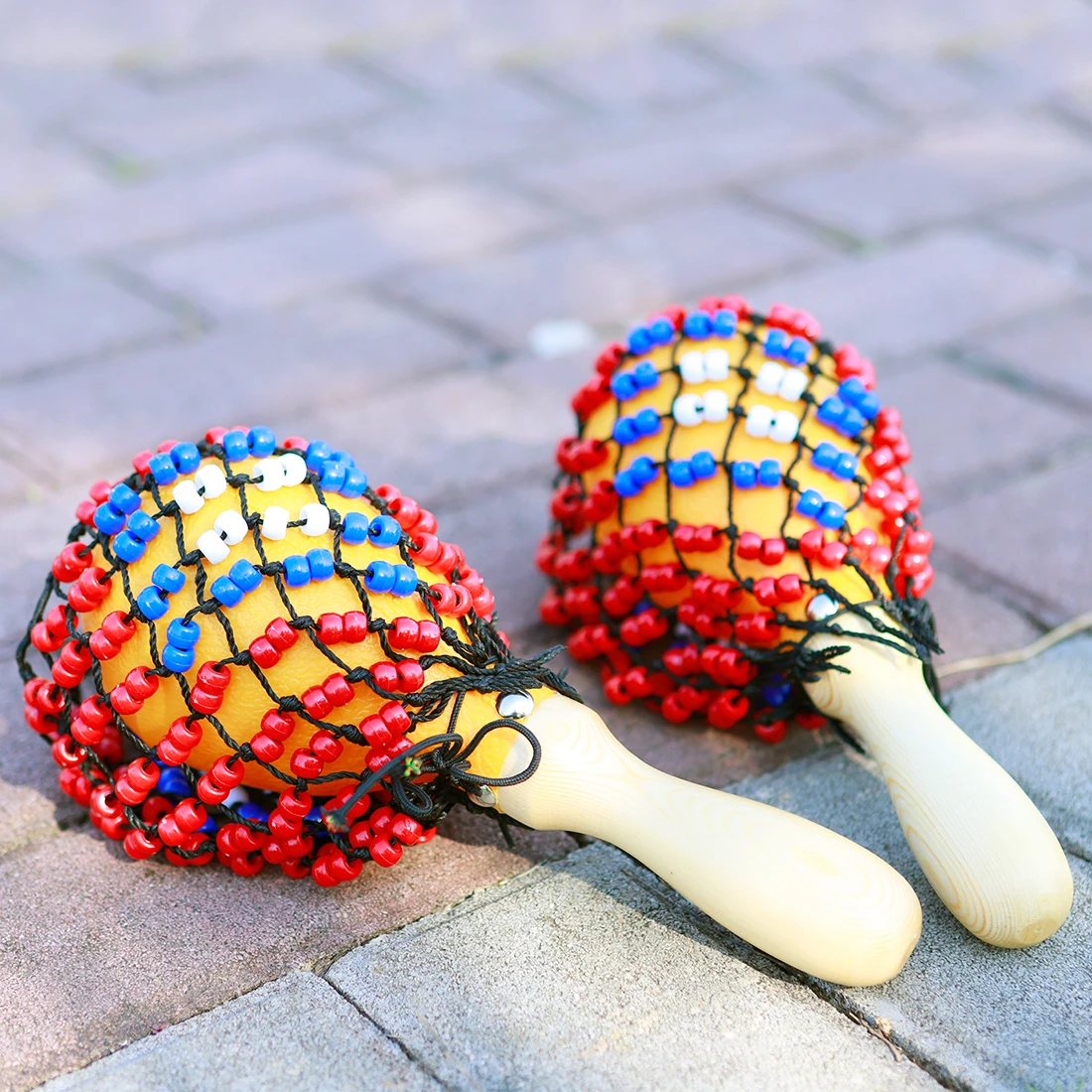 IRIN Orff Bead Net Sand Hammer - Musical Instrument Maraca ulasan dan harga