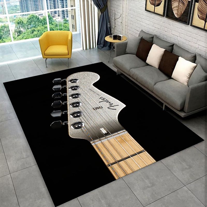 Karpet Lantai Anti-Selip denga - Musical Instrument Logo ulasan dan harga