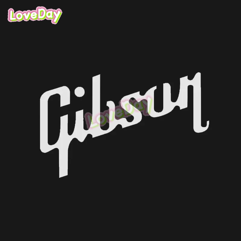 Stiker Logo Gibson stiker vini - Musical Instrument Logo ulasan dan harga