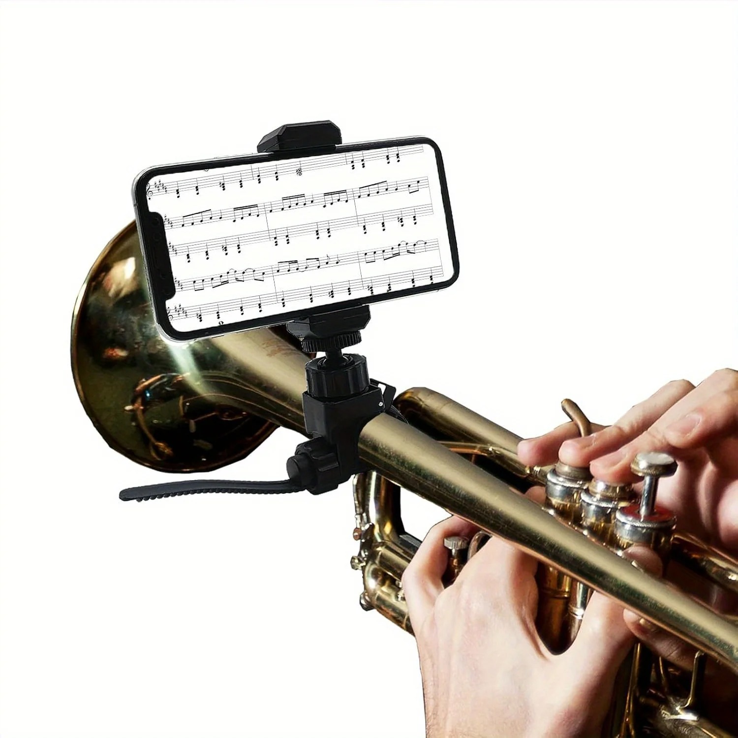 Penyangga Ponsel Klip Lyre Mus - Musical Instrument Trumpet ulasan dan harga