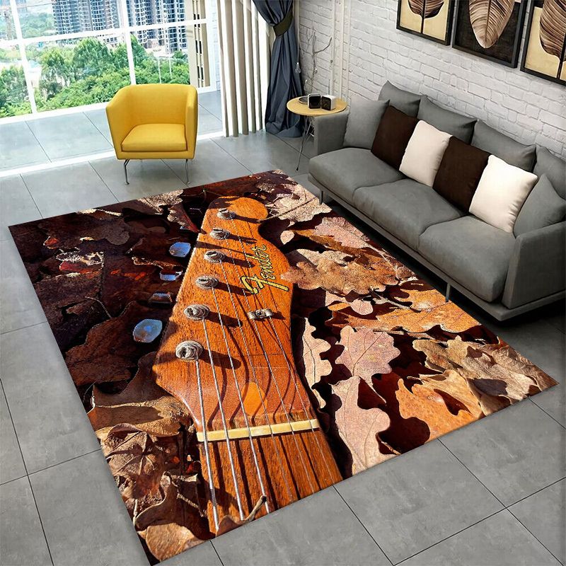 Karpet Lantai Anti-Selip denga - Musical Instrument Logo ulasan dan harga