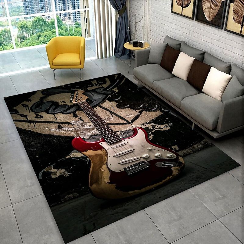 Karpet Lantai Anti-Selip denga - Musical Instrument Logo ulasan dan harga