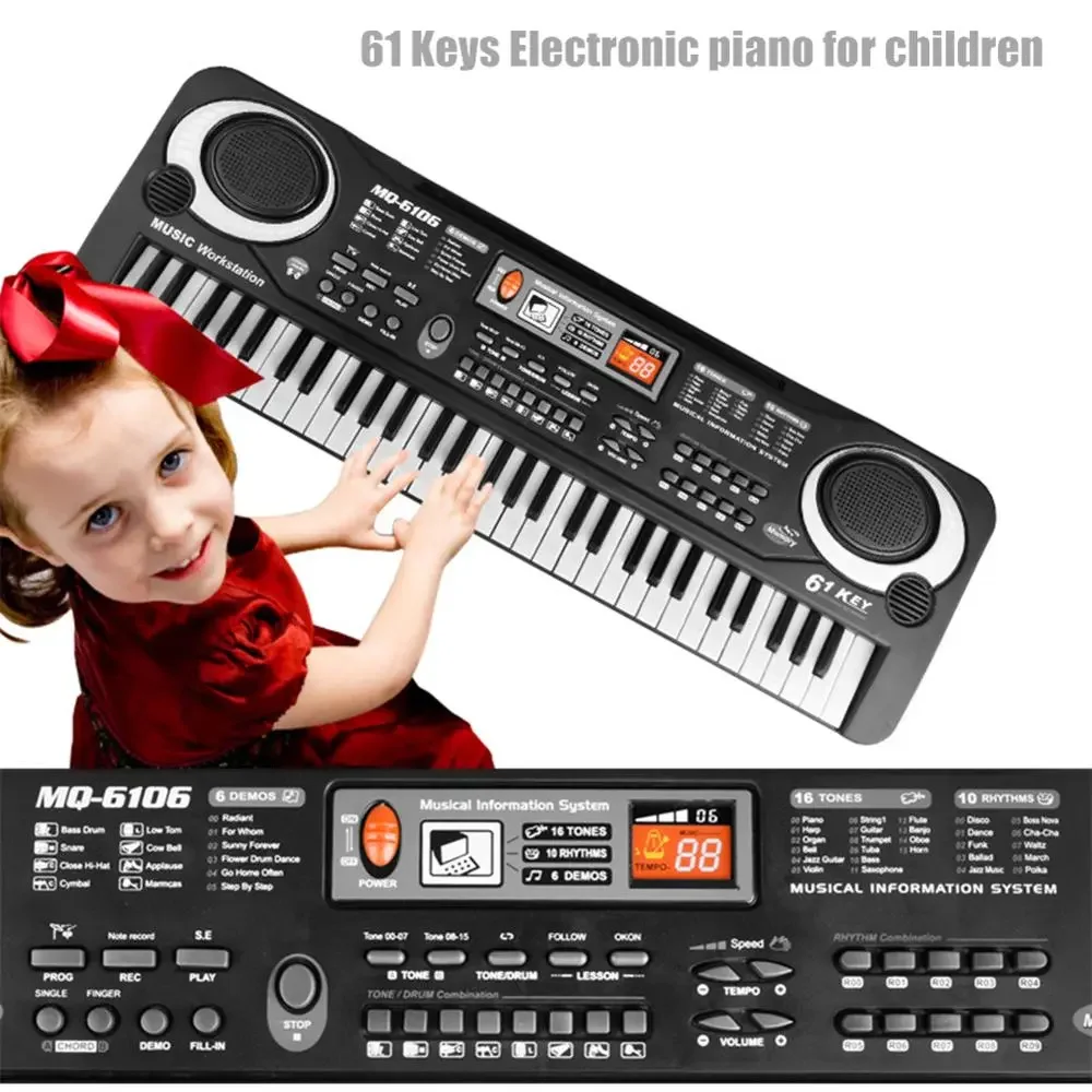 Keyboard Piano elektronik anak - Musical Instrument Maraca ulasan dan harga