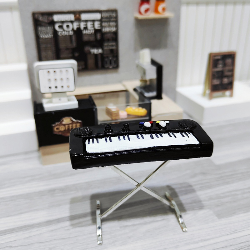 1:12 Model Alat Musik Keyboard - Musical Instrument Keyboard ulasan dan harga